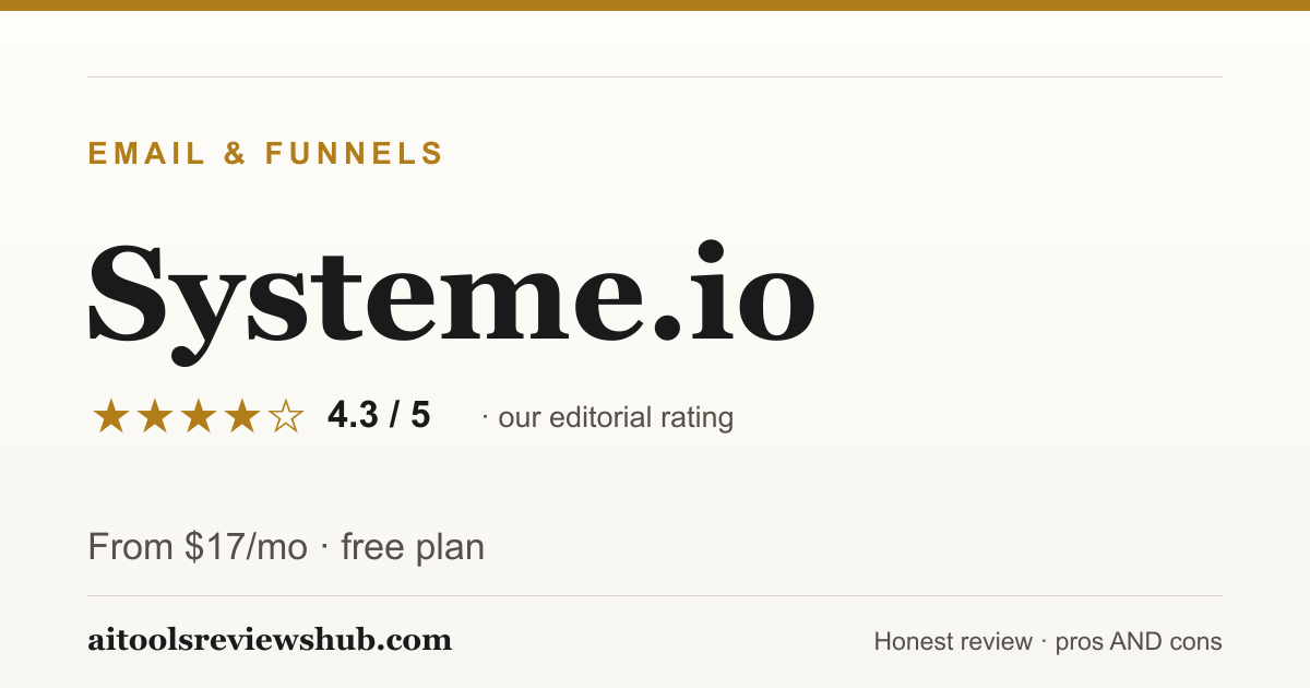 Systeme.io — honest review