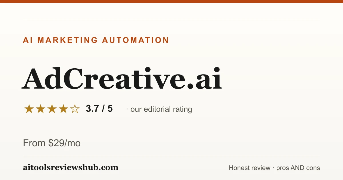 AdCreative.ai — honest review