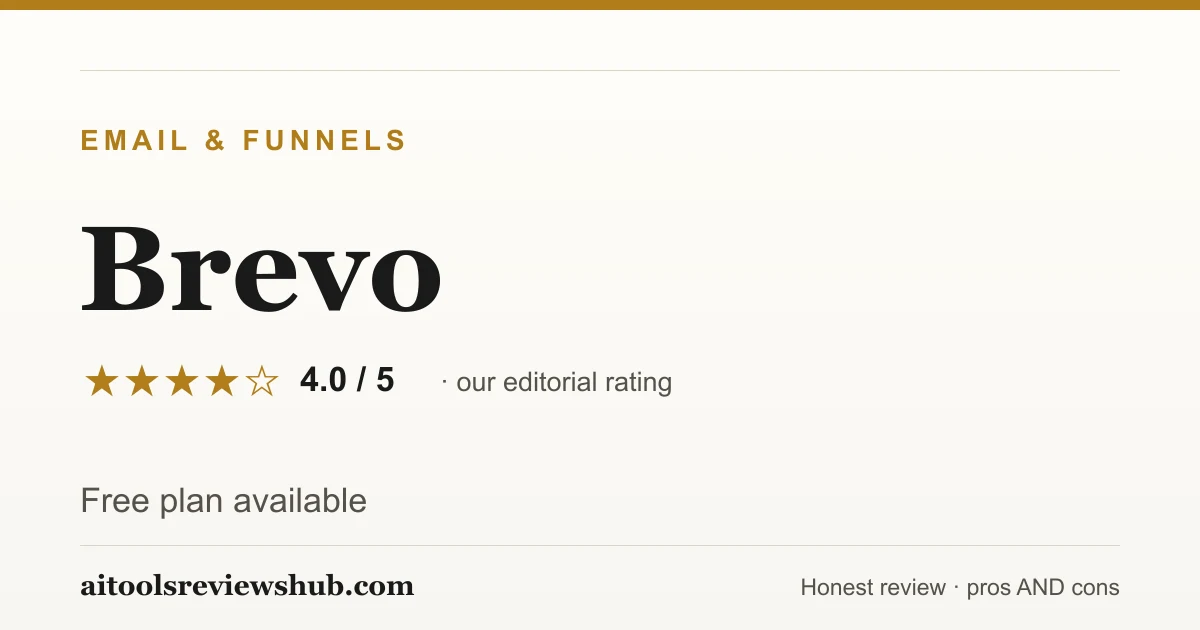 Brevo — honest review