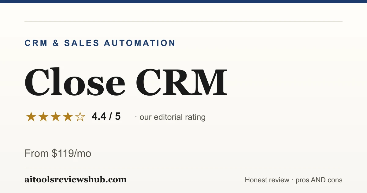 Close CRM — honest review