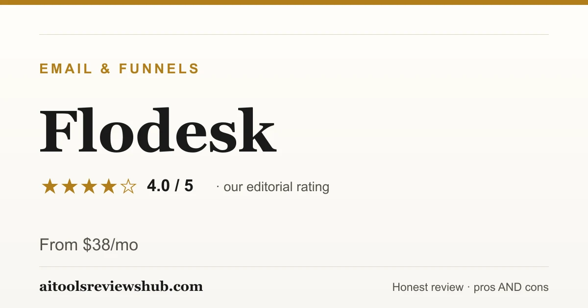 Flodesk — honest review