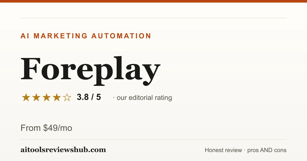 Foreplay — honest review