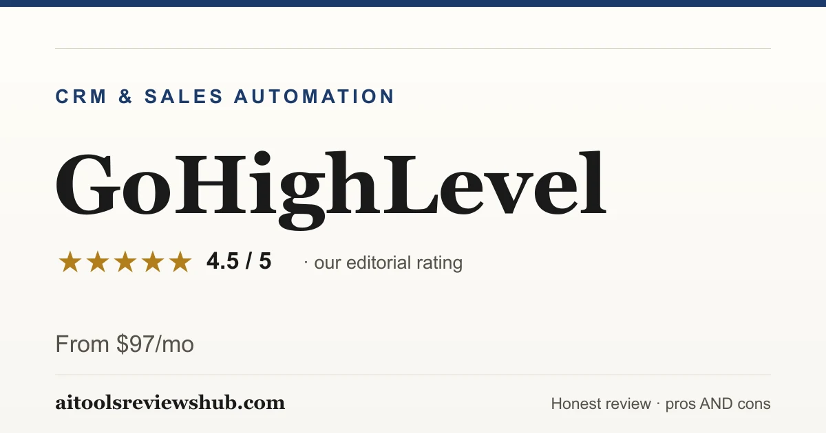 GoHighLevel — honest review