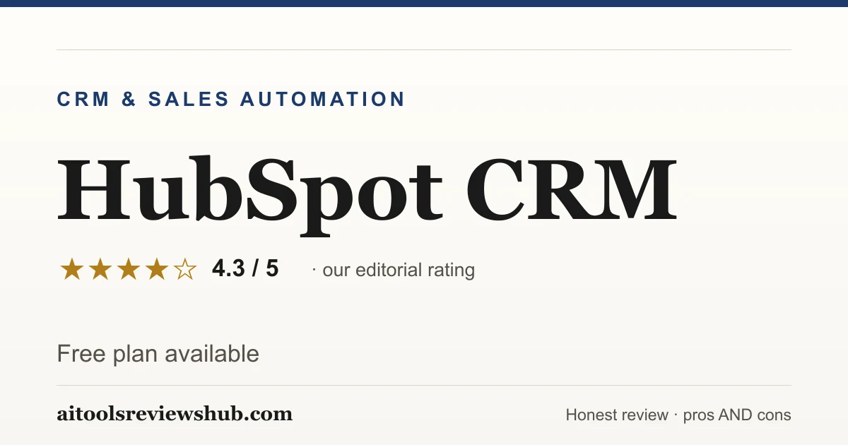 HubSpot CRM — honest review