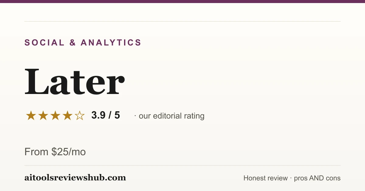 Later — honest review