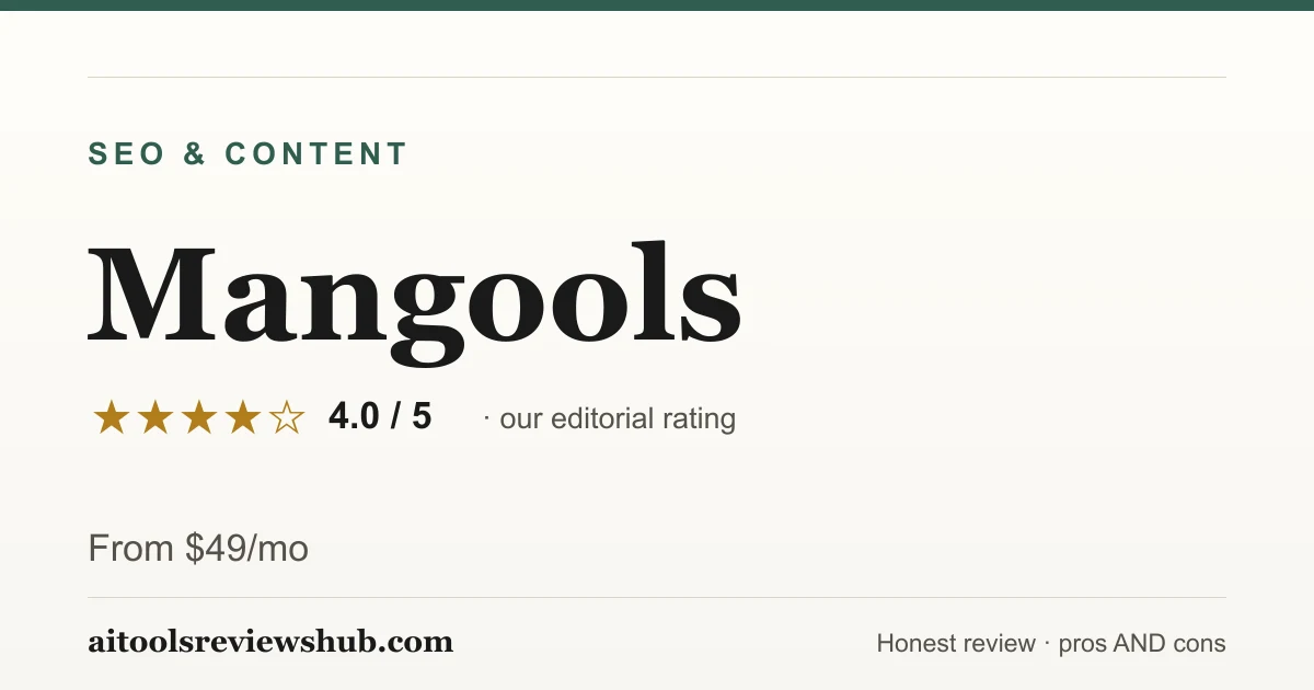 Mangools — honest review