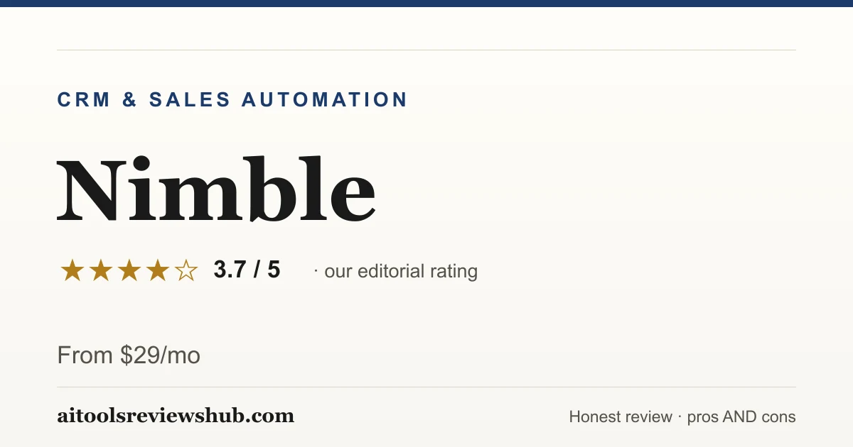 Nimble — honest review