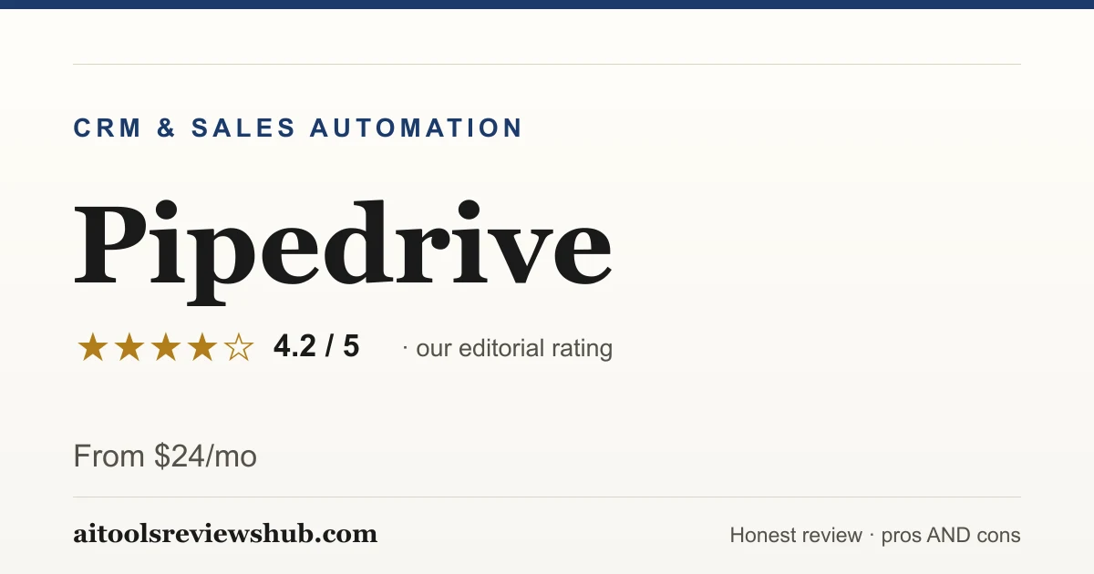 Pipedrive — honest review