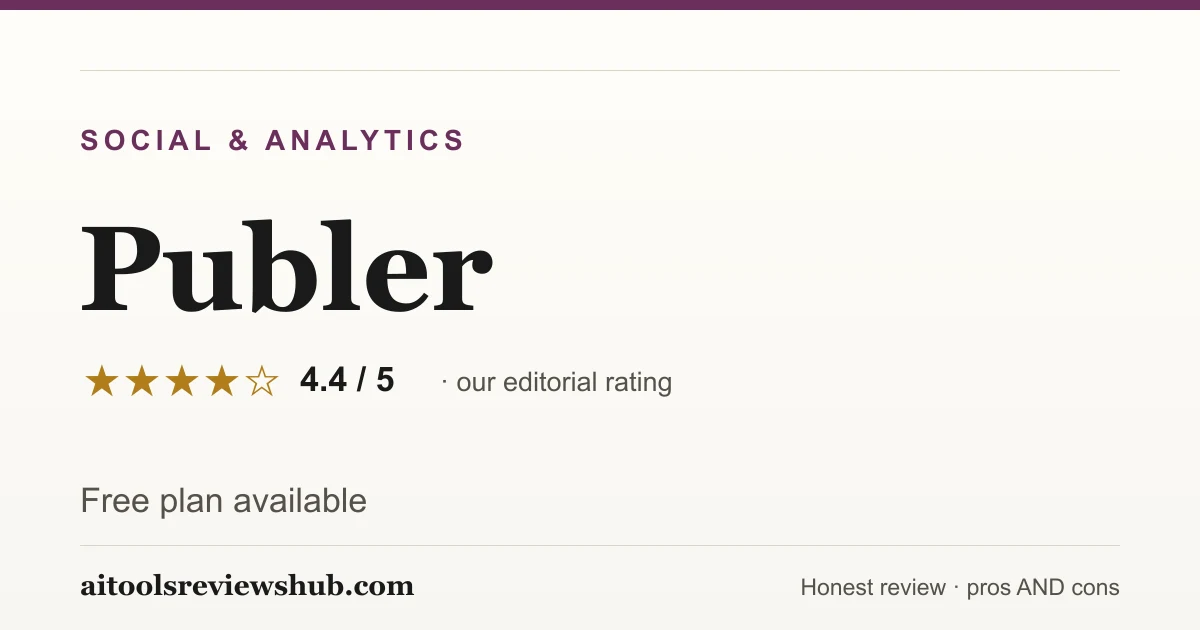 Publer — honest review