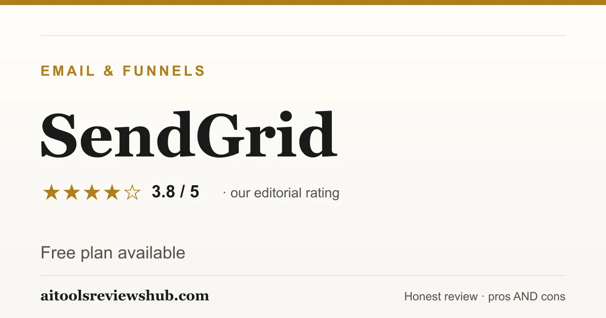 SendGrid — honest review
