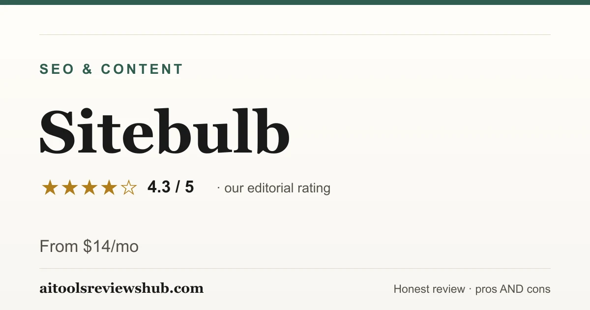 Sitebulb — honest review
