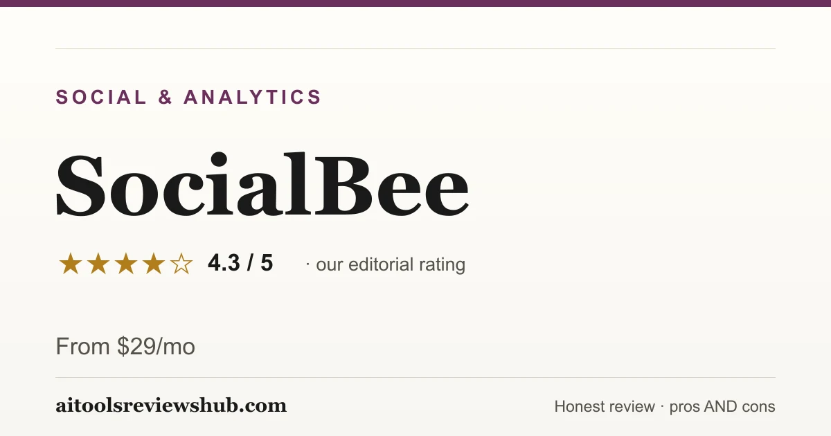SocialBee — honest review