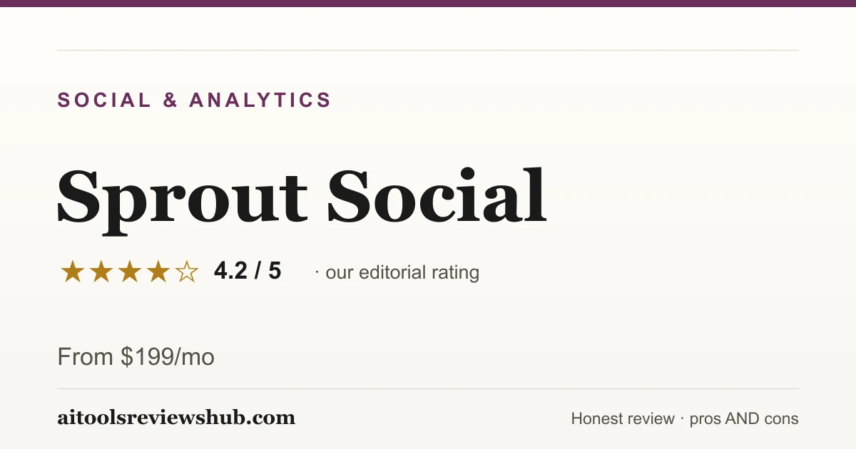 Sprout Social — honest review