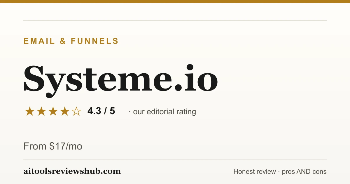 Systeme.io — honest review