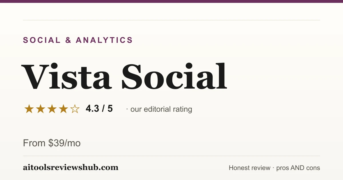 Vista Social — honest review